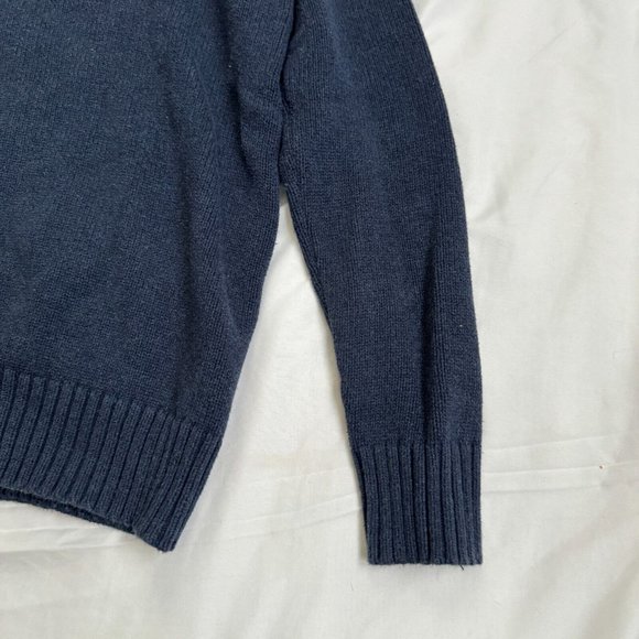 Distillery Apparel Navy Blue Mens Size Medium Sweater Knit Pull Over - Picture 5 of 15